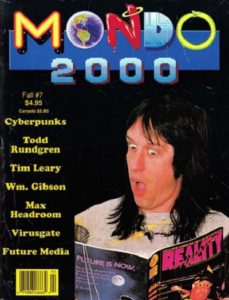 Обложка журнала Мондо 2000