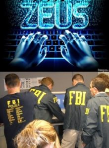 Сотрудники ФБР во время задержания группы хакеров