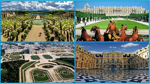 Виды королевского дворца Версаль.Франция
